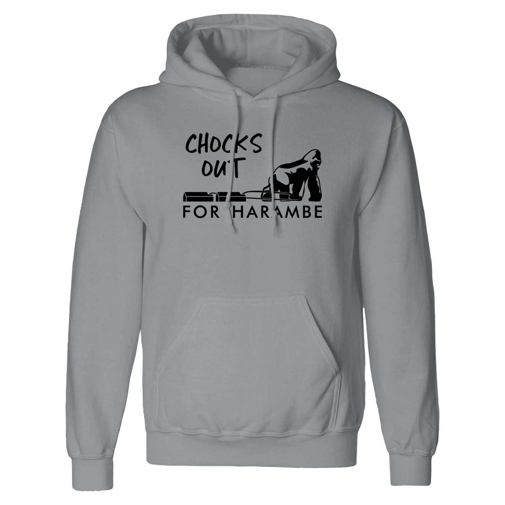 Chocks Out for Harambe Hoodie