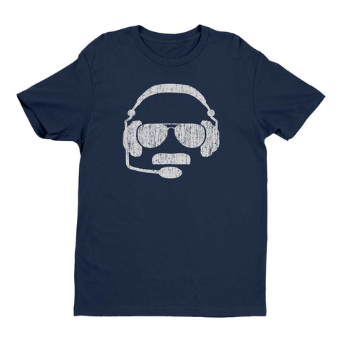 Headset, Glasses, Stache T-Shirt