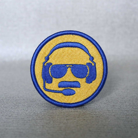 Headset, Glasses, Stache Patch - Yellow/Blue