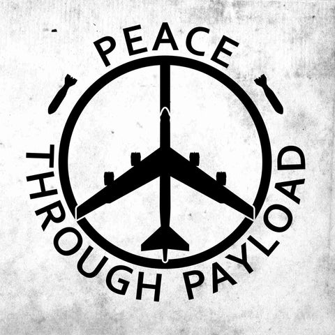Peace through Payload Decal