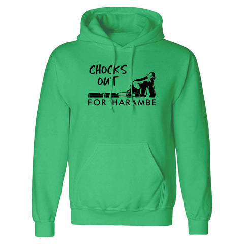Chocks Out for Harambe Hoodie