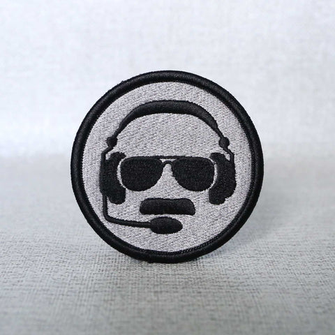 Headset, Glasses, Stache Patch - Gray/Black